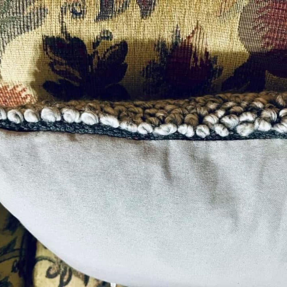 Gray Textured Throw Pillows - Picture 2 of 3